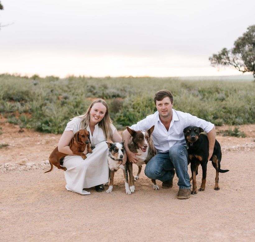 The family at the farm
