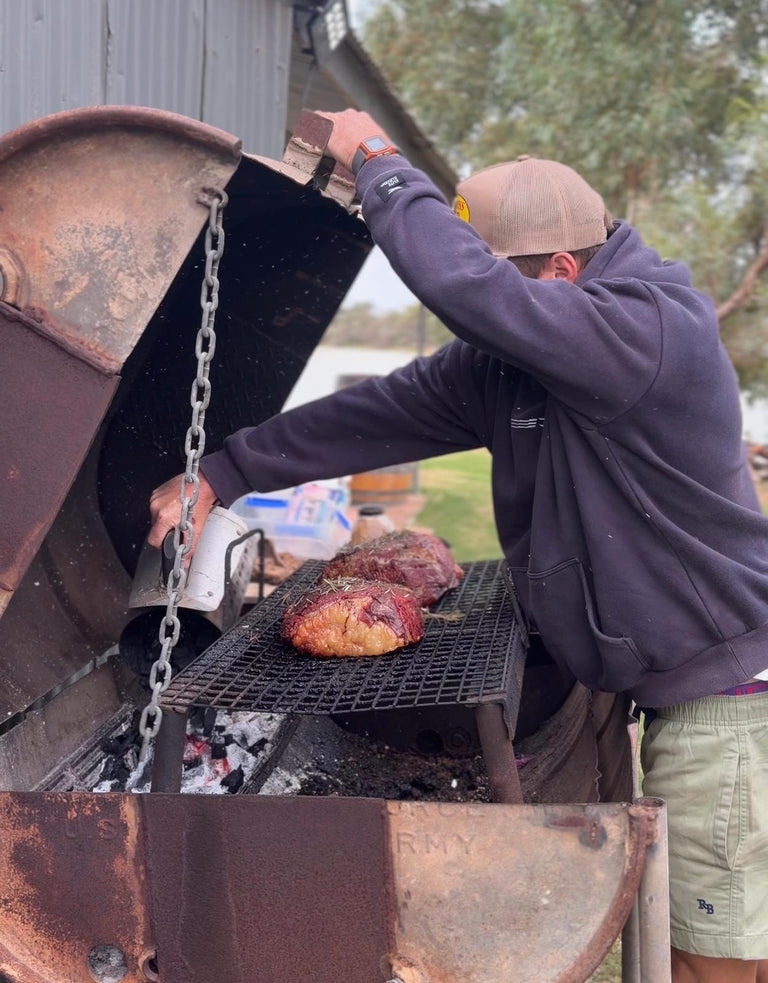 BBQ on the farm