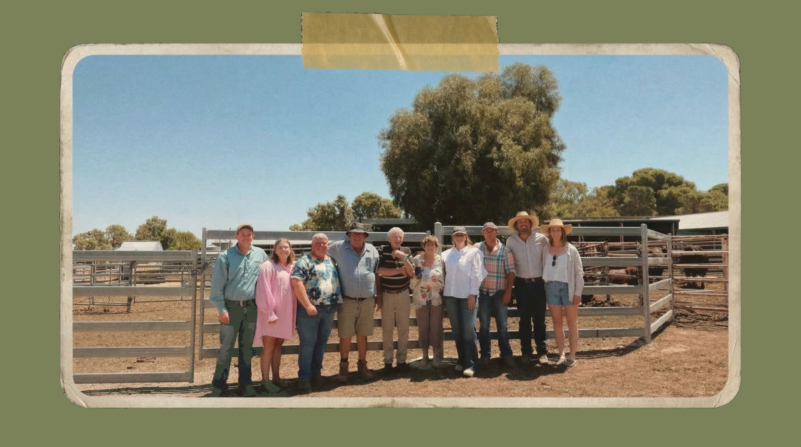 The family at the farm