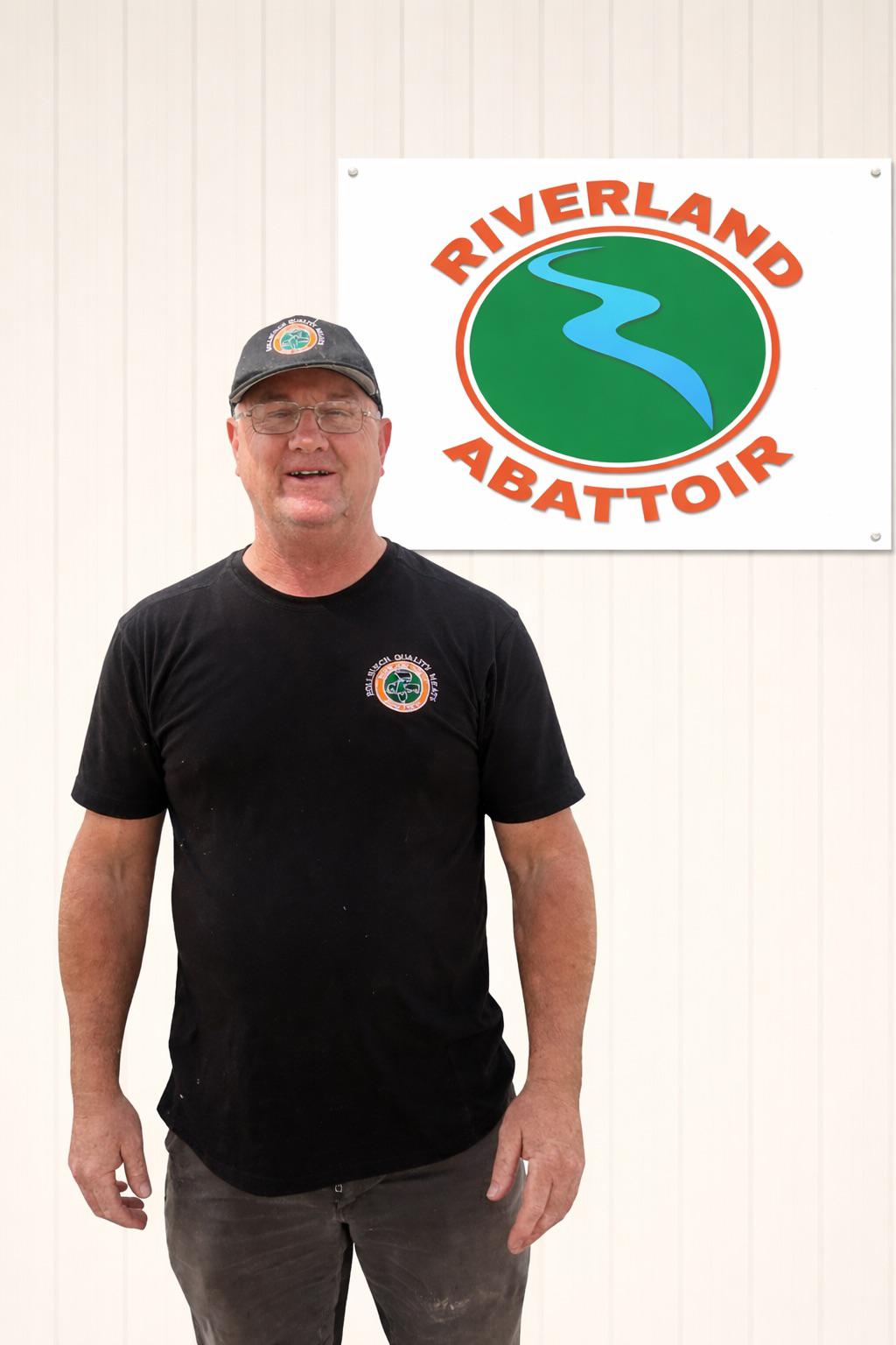 Nige — our butcher at Riverland Abattoir